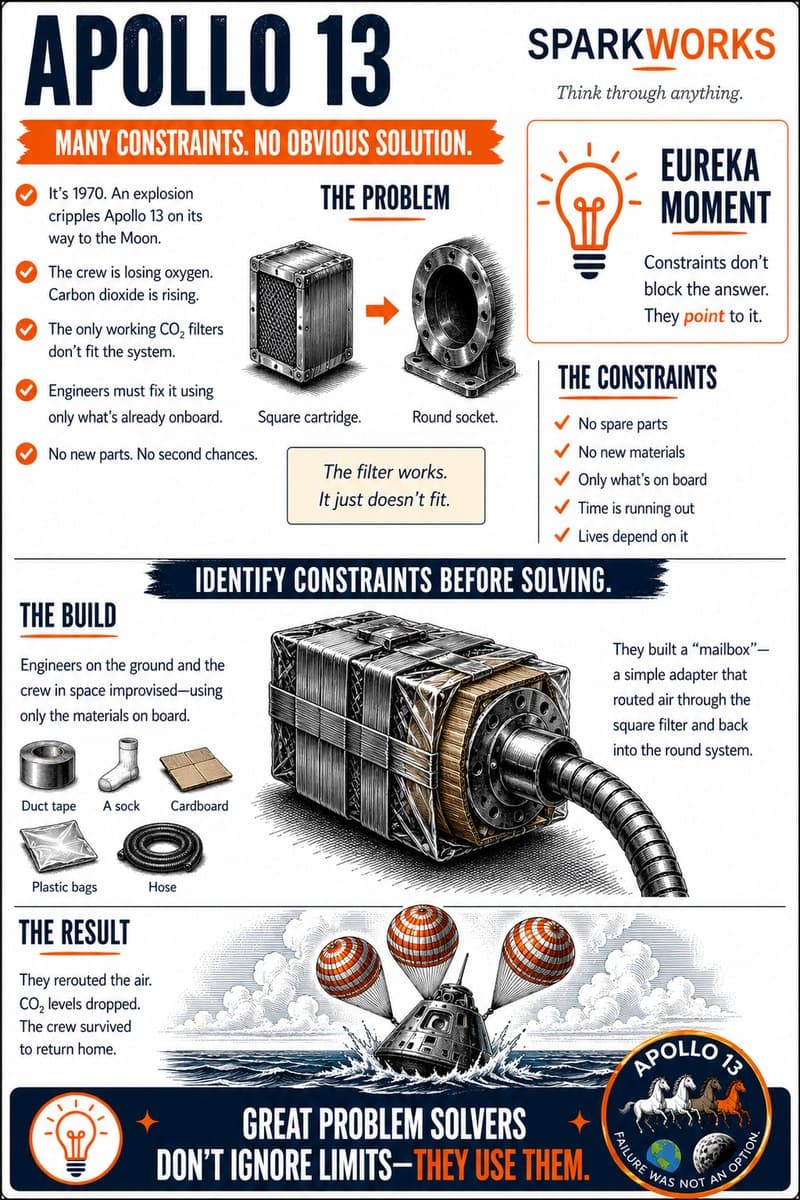 Apollo 13 — Sparks of History poster