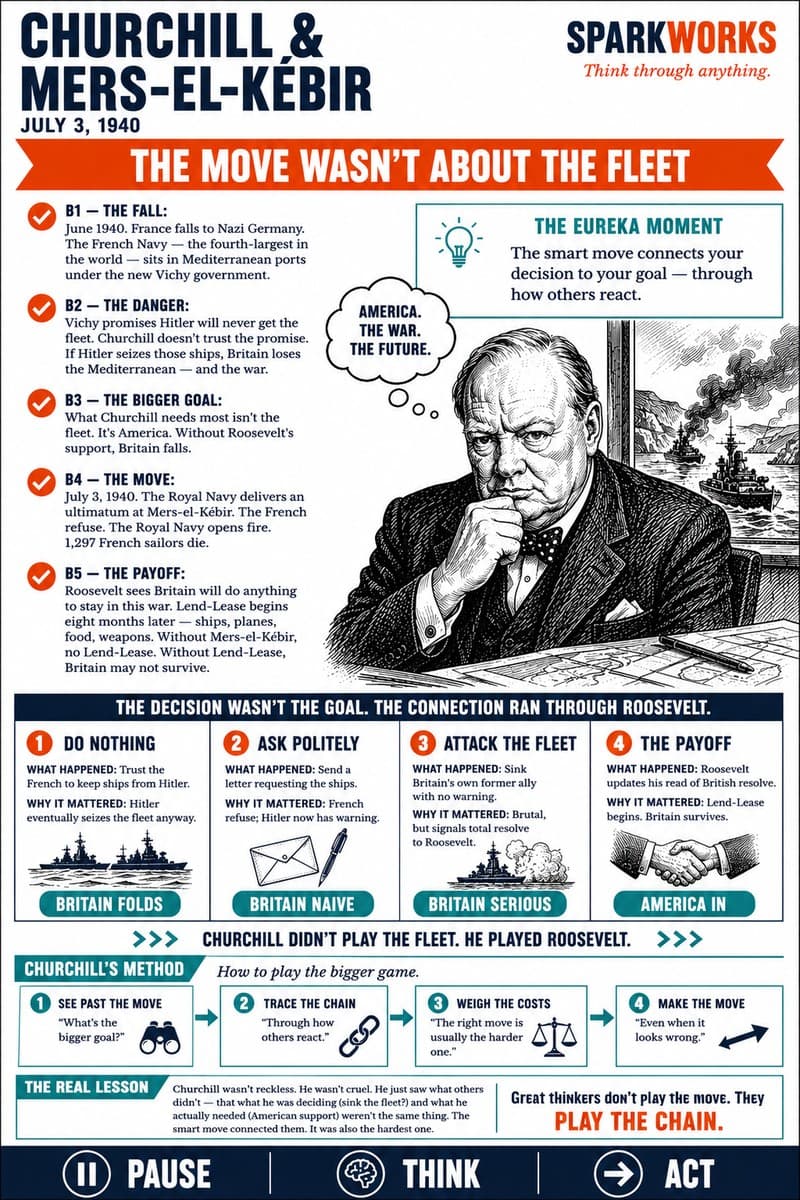 Winston Churchill — Sparks of History poster