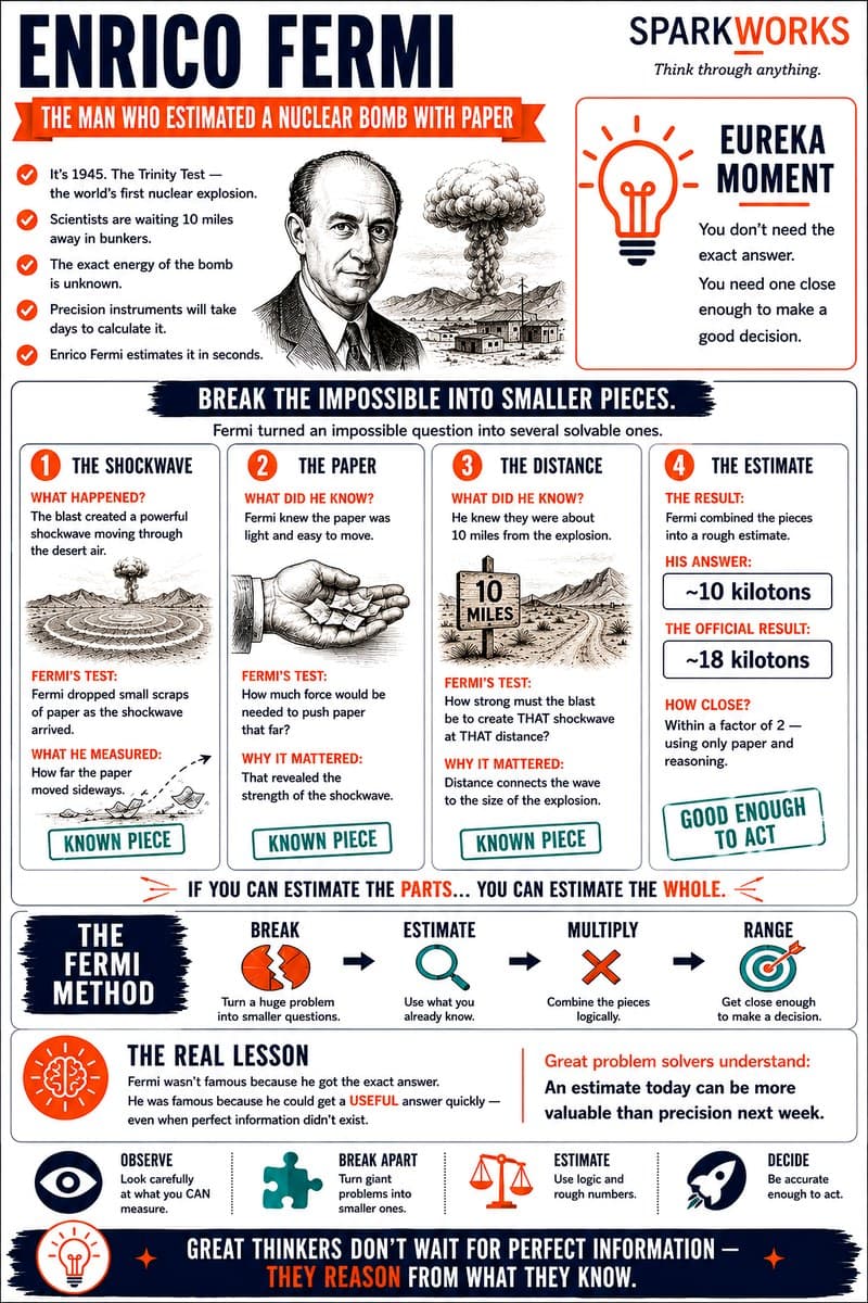 Enrico Fermi — Sparks of History poster