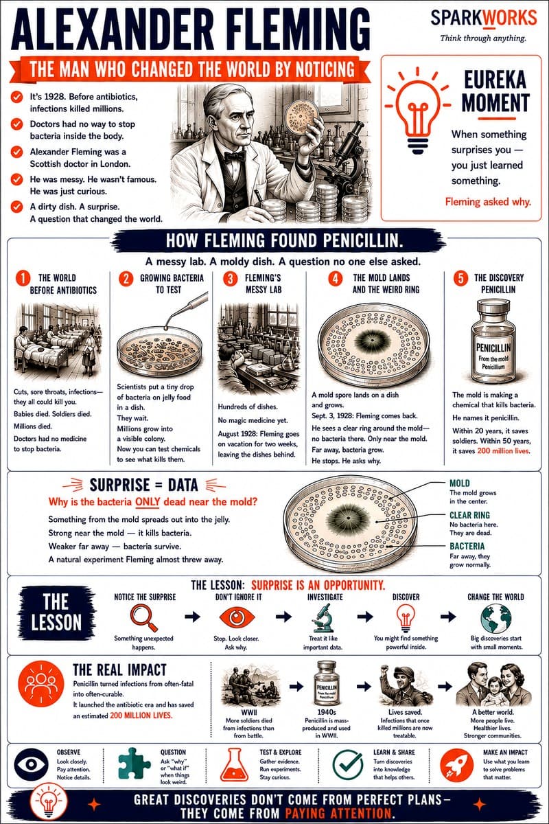 Alexander Fleming — Sparks of History poster