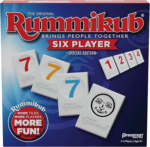 Pressman Rummikub Six Player Edition (2–6 players)